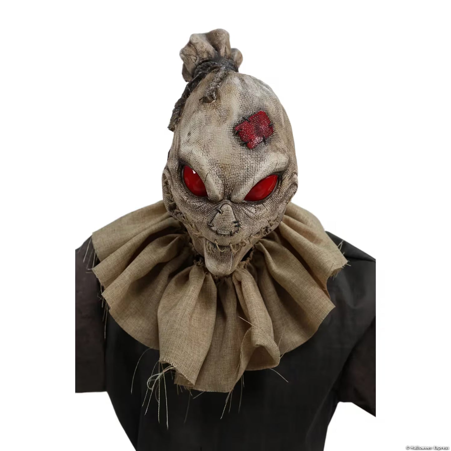 7 Ft. Animated Light-Up Grim Stalker Scarecrow Halloween Decoration