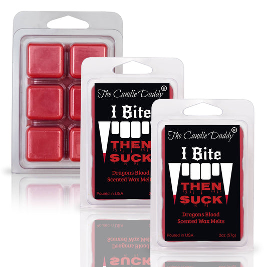 The Candle Daddy - FUNNY FALL HALLOWEEN-I BITE,THEN SUCK-DRAGONS BLOOD WAX MELT