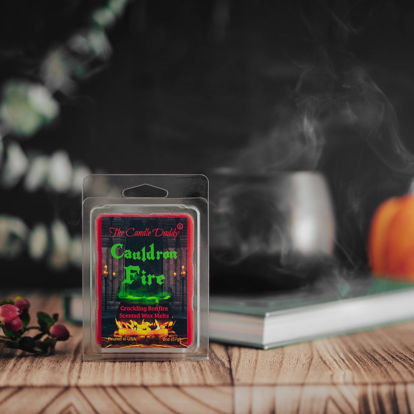 The Candle Daddy - CAULDRON FIRE - WITCHY CRACKLING BONFIRE SCENTED WAX MELT