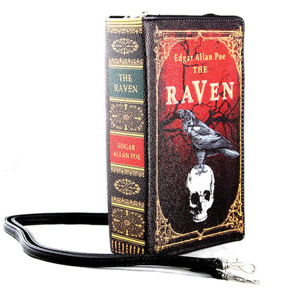 The Raven Vintage Book Clutch Bag
