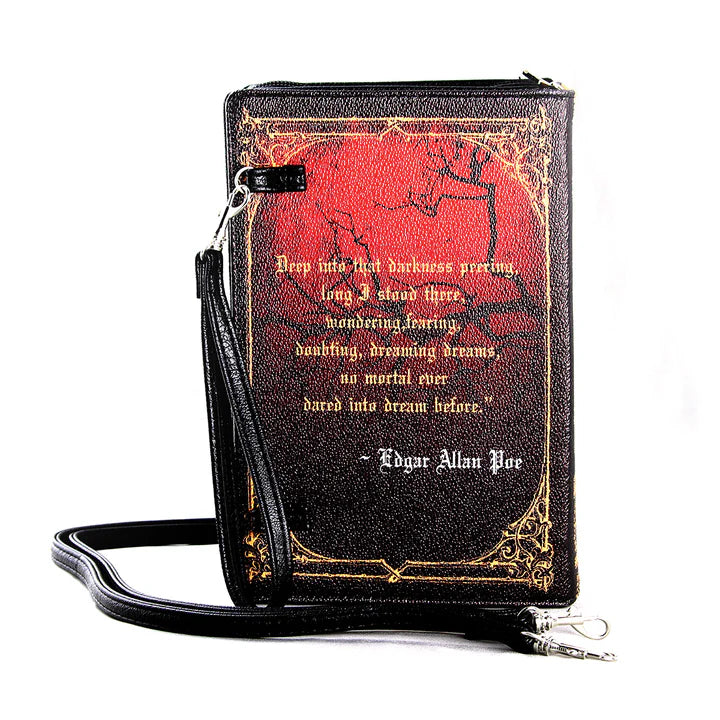 The Raven Vintage Book Clutch Bag