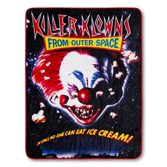 Killer Klown 45 X 60 Inch Raschel Throw Blanket