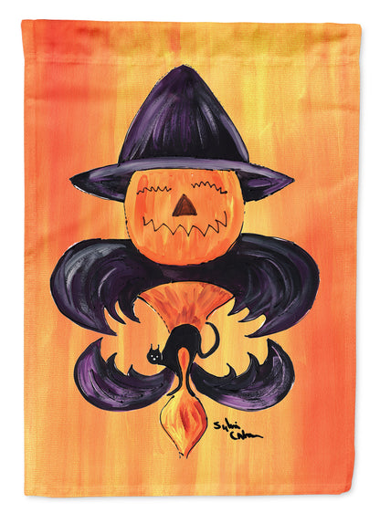 Halloween Pumpkin Bat Fleur de lis Garden Flag – Decorative Outdoor Yard Flag 8183GF