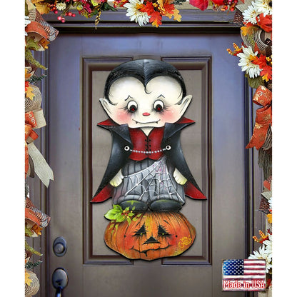 Dracula Halloween Door Decor by Jamie Mills-Price - Thanksgiving Halloween Decor - 8457401H