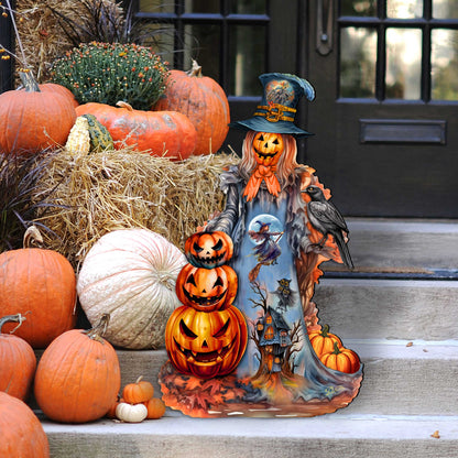 Halloween Pumpkin Holiday Door Décor by G. DeBrekht - Halloween Décor - 8652796H
