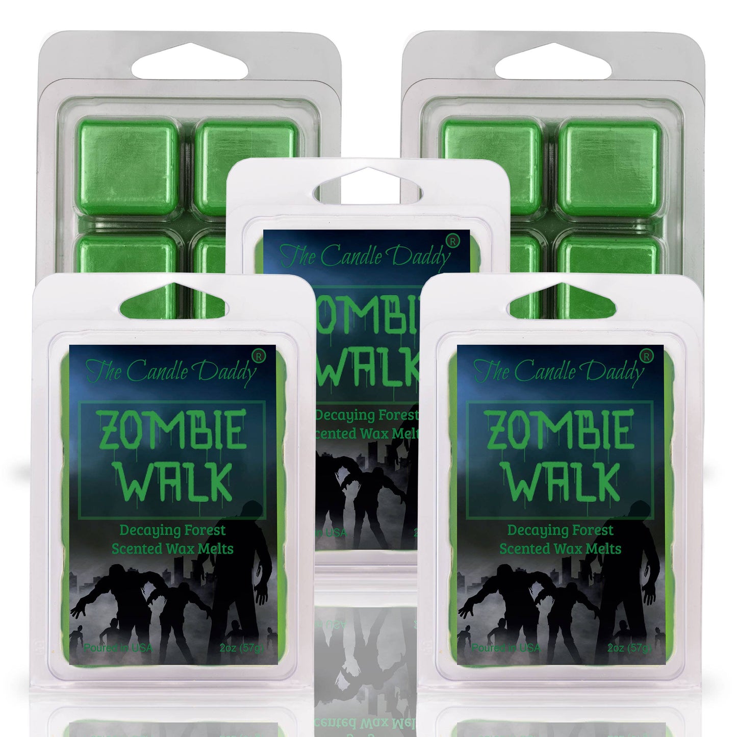 The Candle Daddy - FUNNY FALL HALLOWEEN - ZOMBIE WALK - FOREST WAX MELT