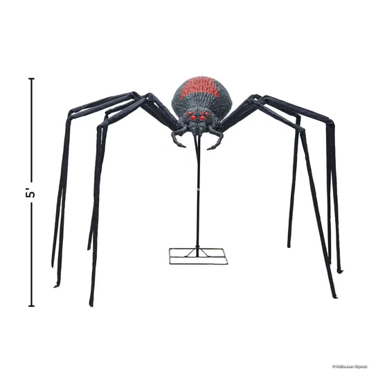 8 Ft. x 5 Ft. Black Widow Spider Halloween Yard Decoration