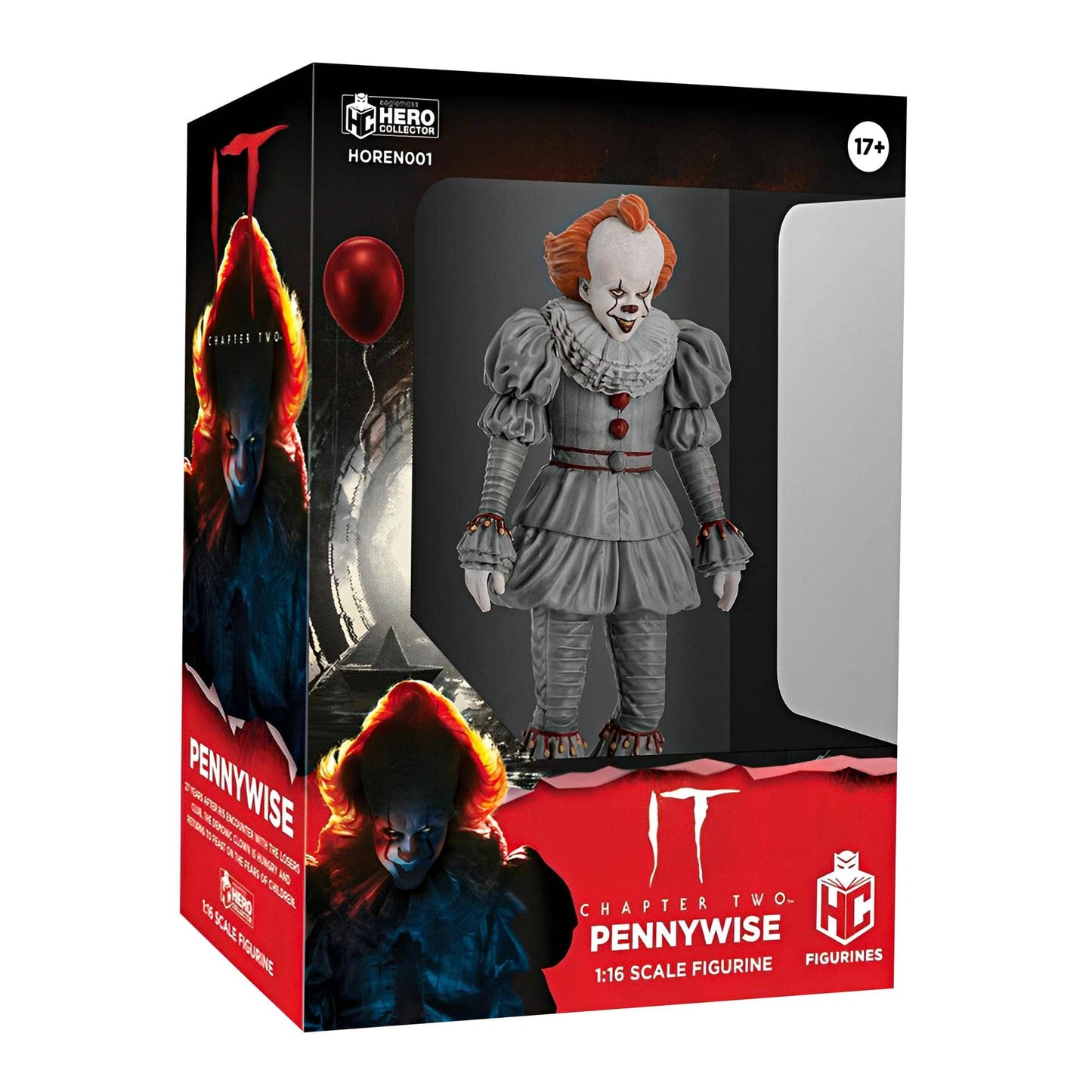 Toynk - Eaglemoss IT Pennywise (2017) 1:16 Scale Horror Figure