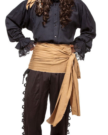 Pirate Linen Large Sash