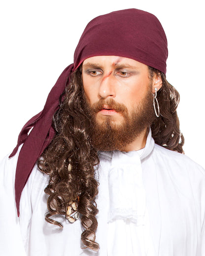 Pirate Linen Triangle Scarf