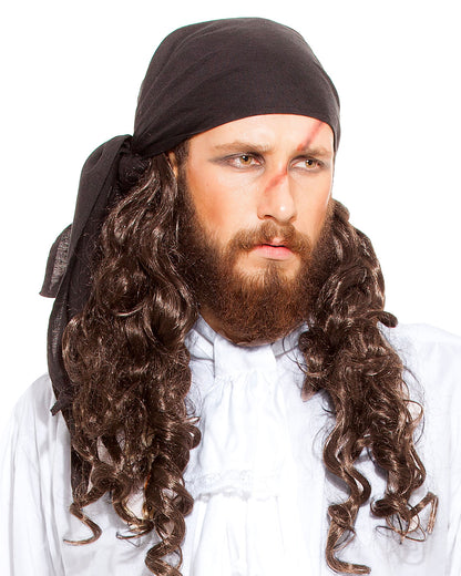 Pirate Linen Triangle Scarf