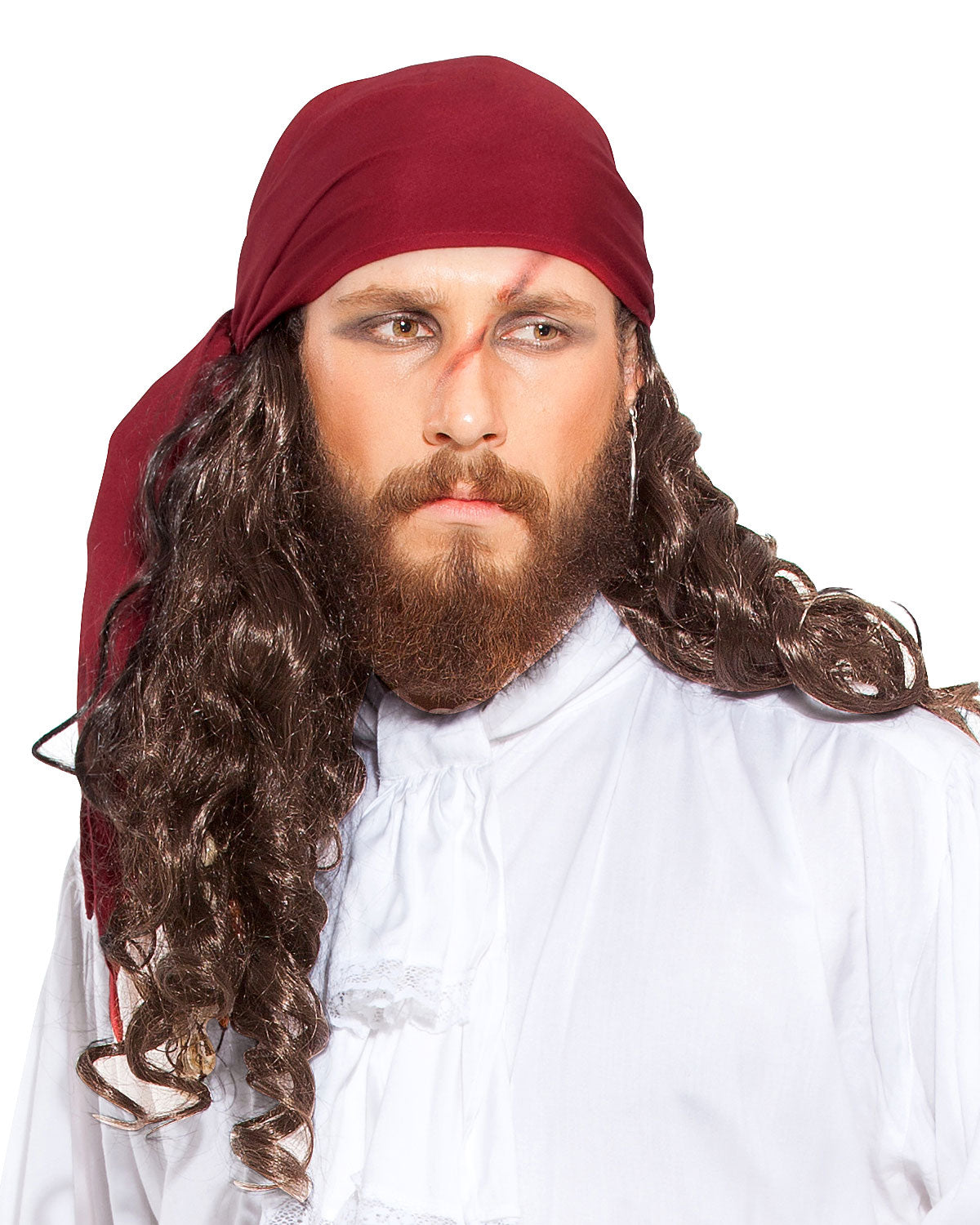 Pirate Linen Triangle Scarf