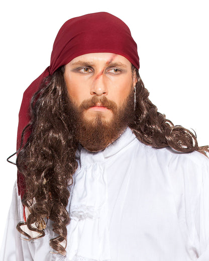 Pirate Linen Triangle Scarf