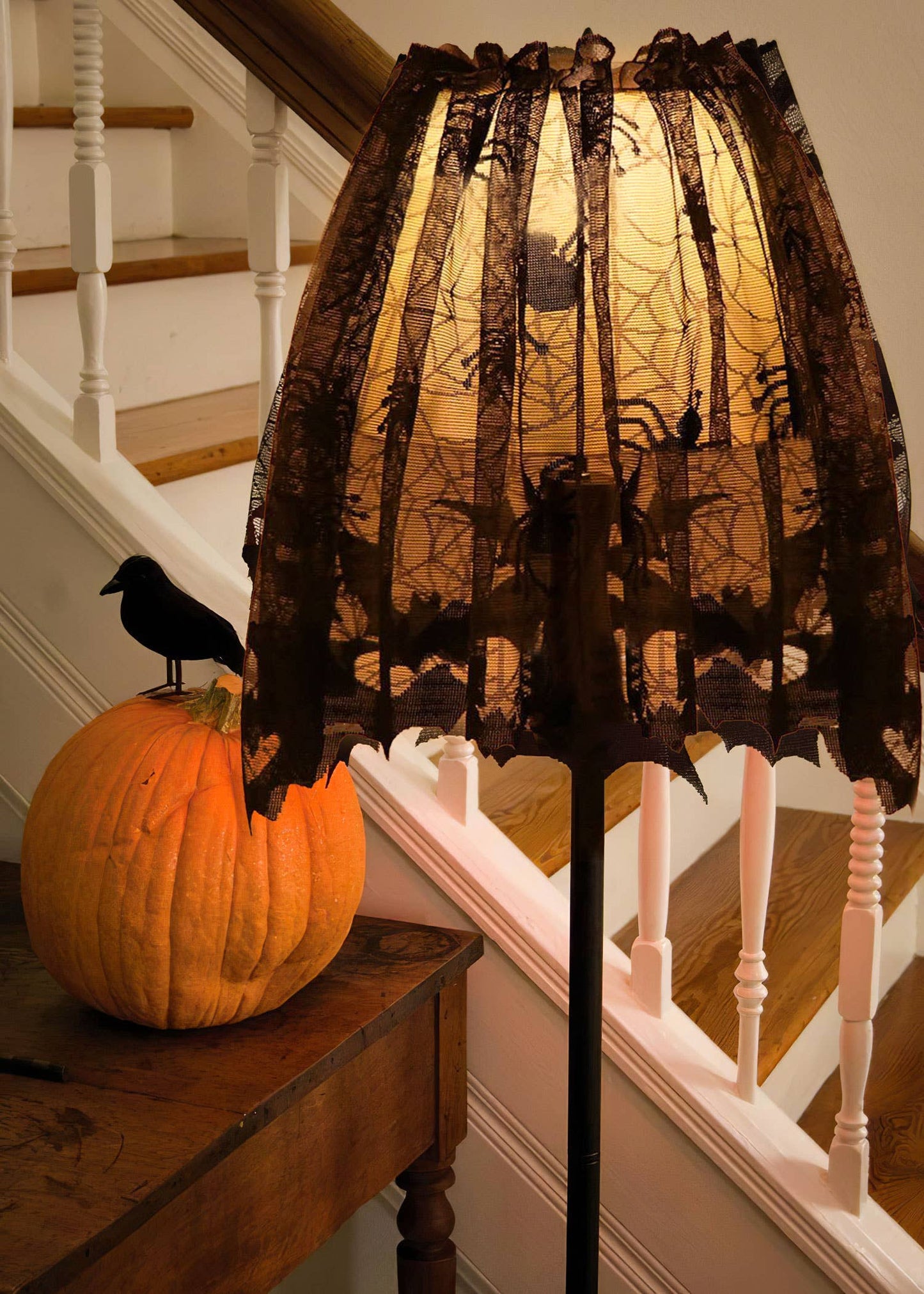 Fun Little Toys - Halloween Lamp Shade Topper Scarf Cover