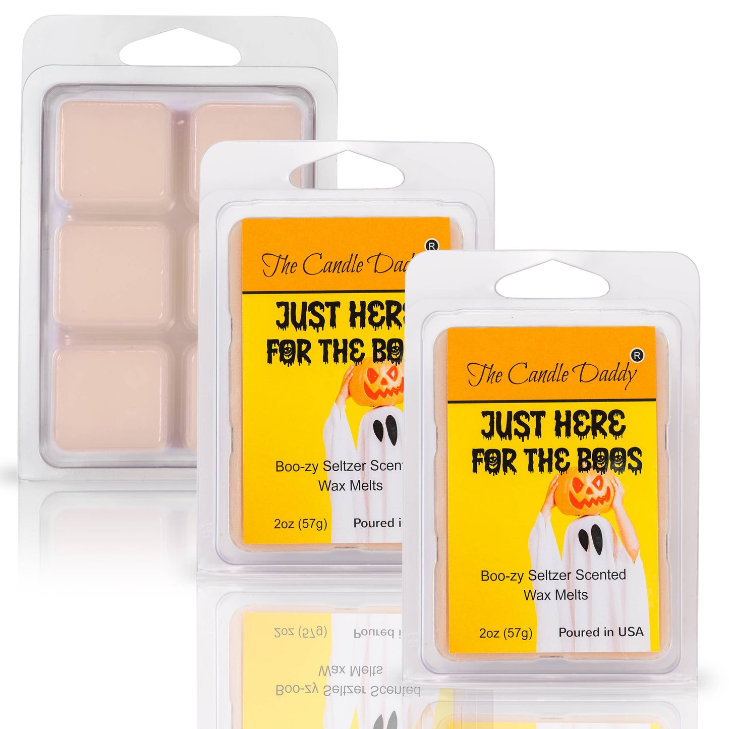 The Candle Daddy - JUST HERE FOR THE BOOS - BOO-ZY SELTZER SCENTED WAX MELT