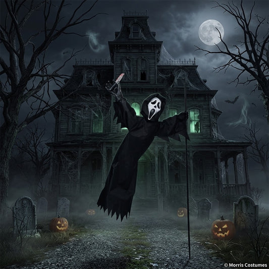 5' Flying Ghost Face