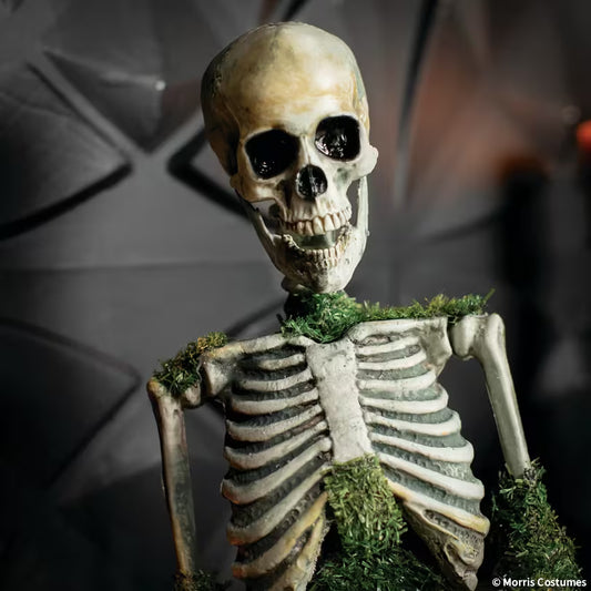 15" ANIMATED MOSSY SKELETON-TABLE TOP