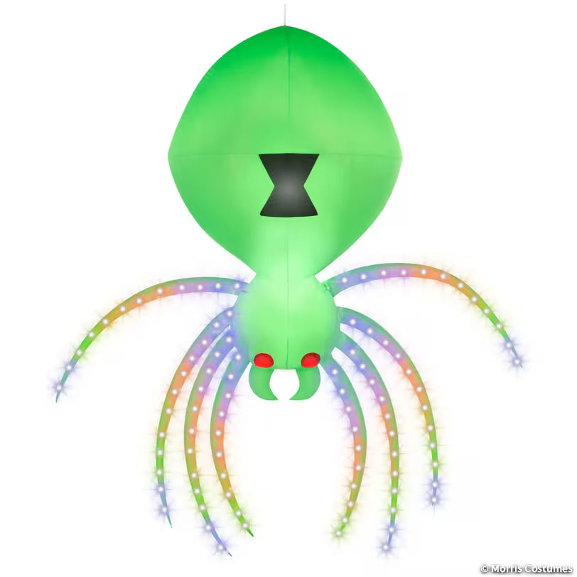 Airblown Lightshow Rainbow Wave Spider