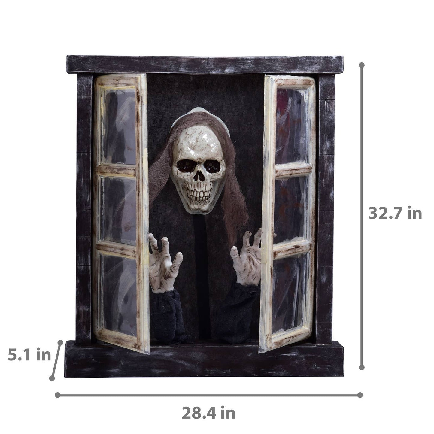 Fun Little Toys - Halloween Window decorations with Sound Outdoor