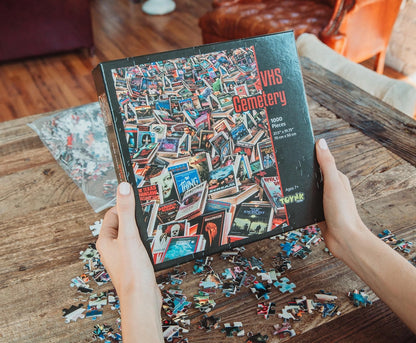 Horror Vhs Cemetery 1000 Piece Jigsaw Puzzle