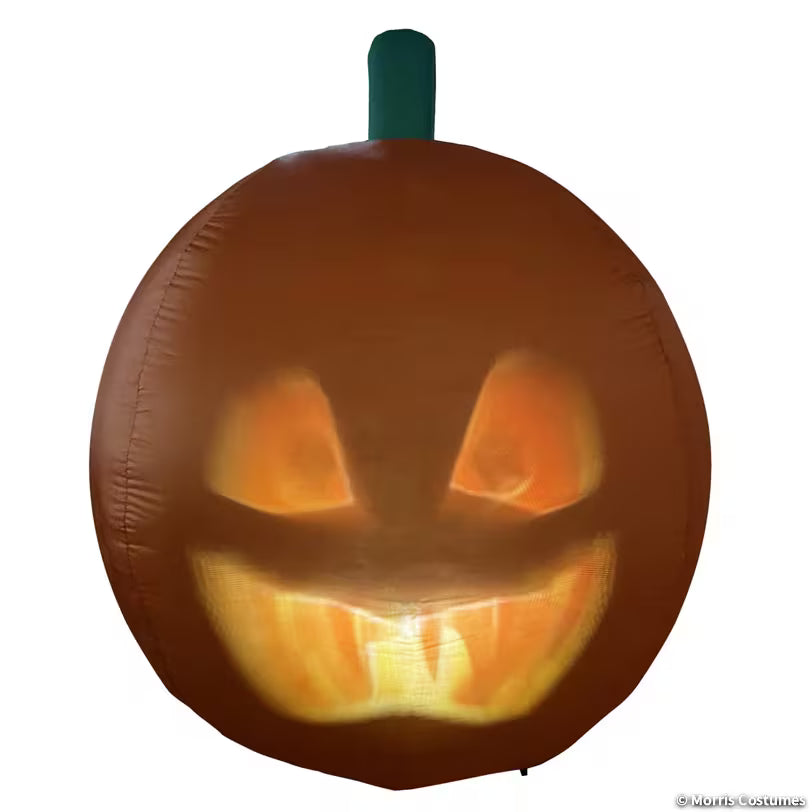 ANIMAT3D Inflatable Jabberin' Jack Animated Light-Up Jack-O'-Lantern Outdoor Halloween Decoration