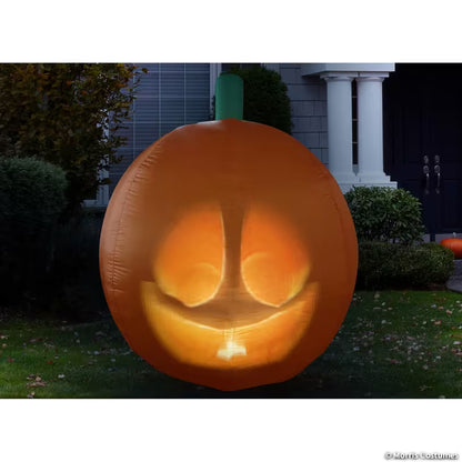 ANIMAT3D Inflatable Jabberin' Jack Animated Light-Up Jack-O'-Lantern Outdoor Halloween Decoration
