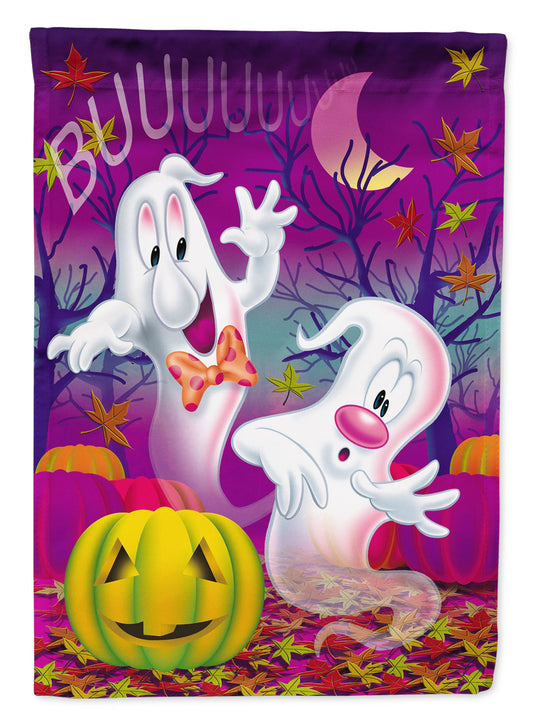 Buuu Ghosts Halloween Garden Flag – Decorative Outdoor Yard Flag APH3798GF