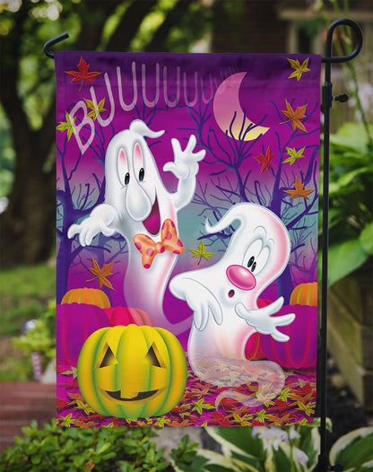 Buuu Ghosts Halloween Garden Flag – Decorative Outdoor Yard Flag APH3798GF