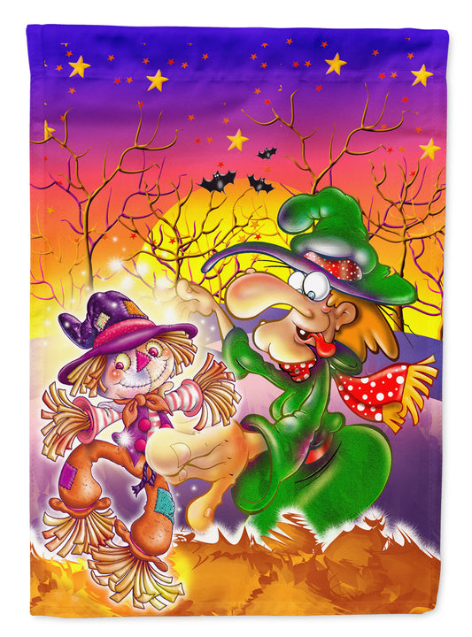 Witch Voodoo Scarecrow Halloween Garden Flag – Decorative Outdoor Yard Flag APH5129GF