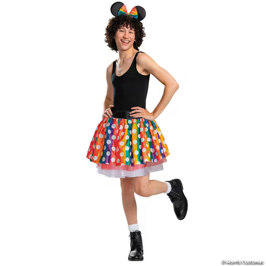 ADLT L/XL MINNIE MOUSE 25 PRIDE TUTU KIT