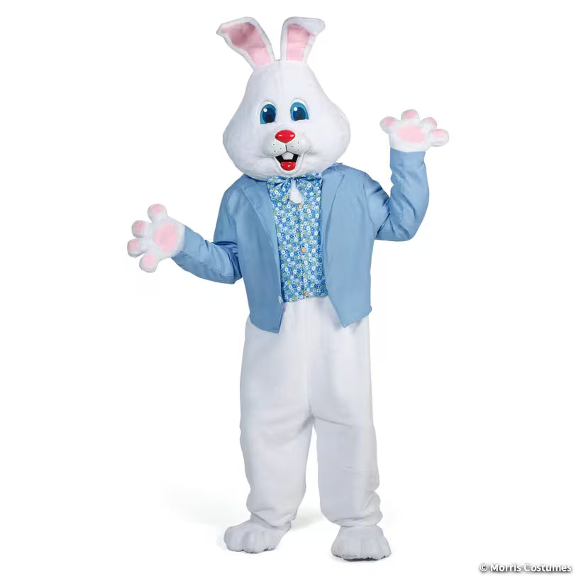 ADLT EASTER BUNNY FAUX BLUE VEST