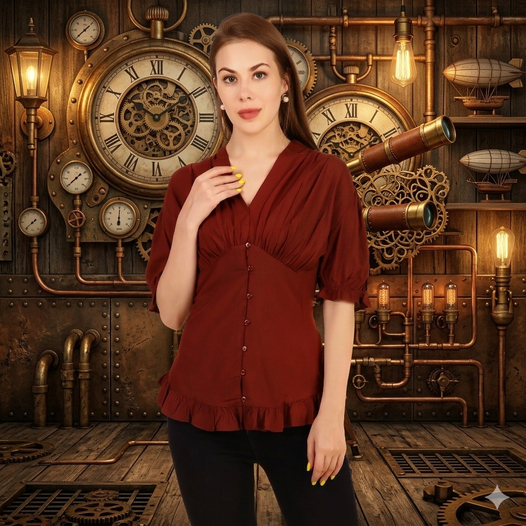Steampunk Corset Blouse