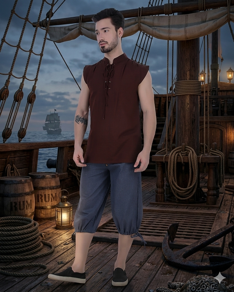 Sleeveless Pirate Shirt