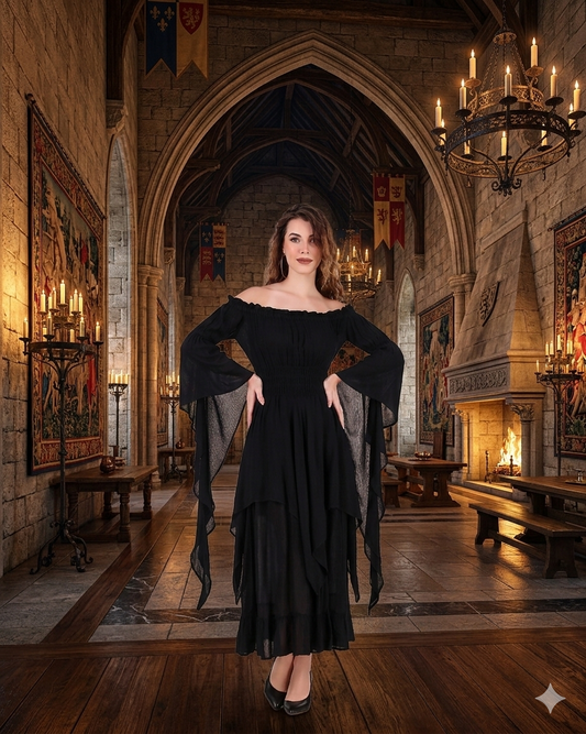 Medieval Crepe Dress