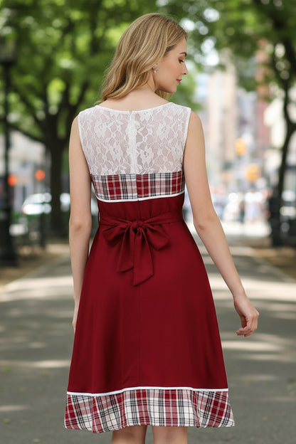 Women 1950s Vintage Rockabilly Swing Pinup Retro Dress