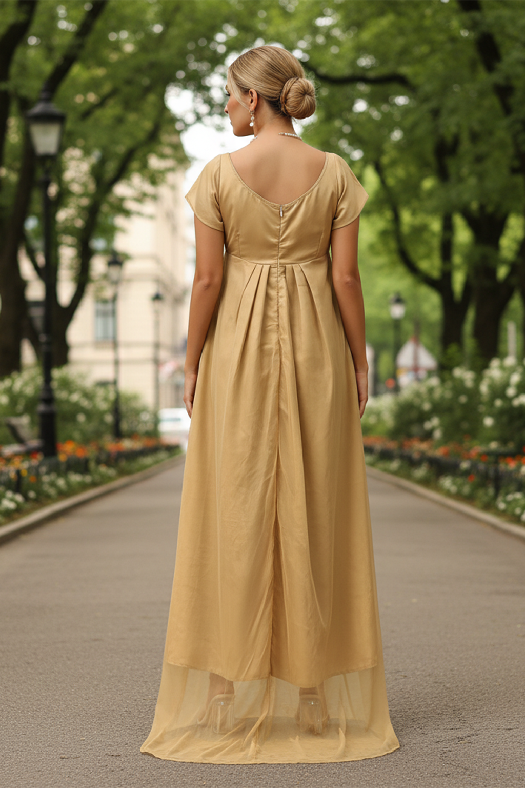 Daphne Bridgerton Net Dress