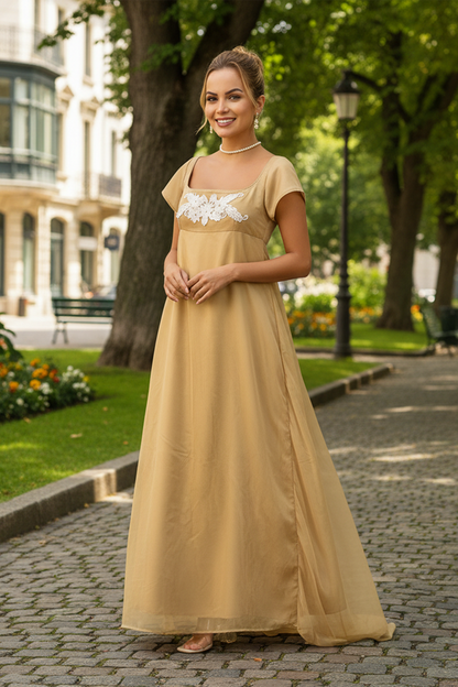 Daphne Bridgerton Net Dress