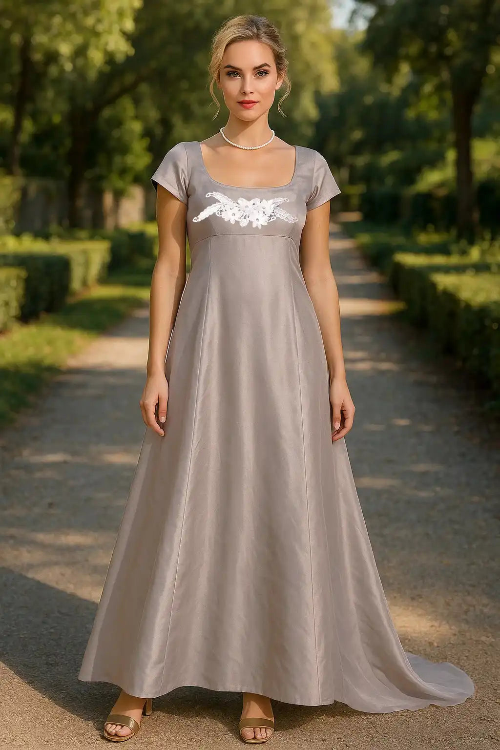 Daphne Bridgerton Net Dress