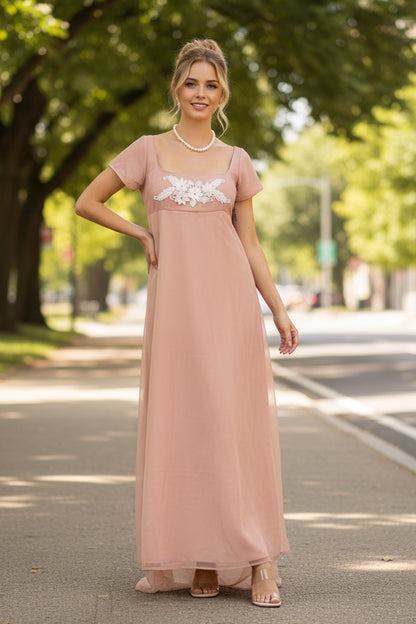 Daphne Bridgerton Net Dress