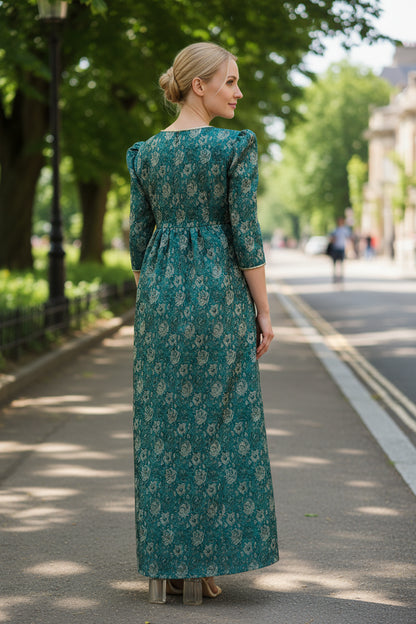 Lady Mary Dress with Net Collar