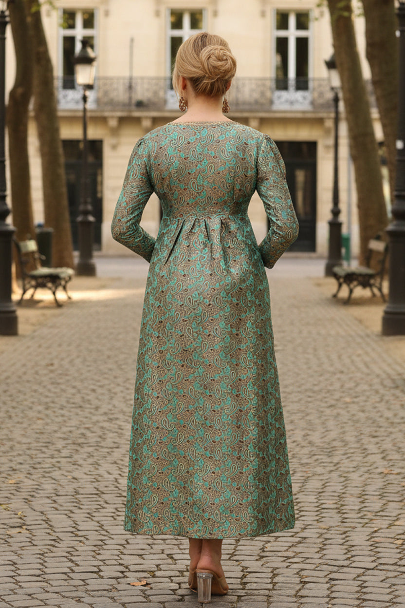 Lady Mary Dress with Net Collar