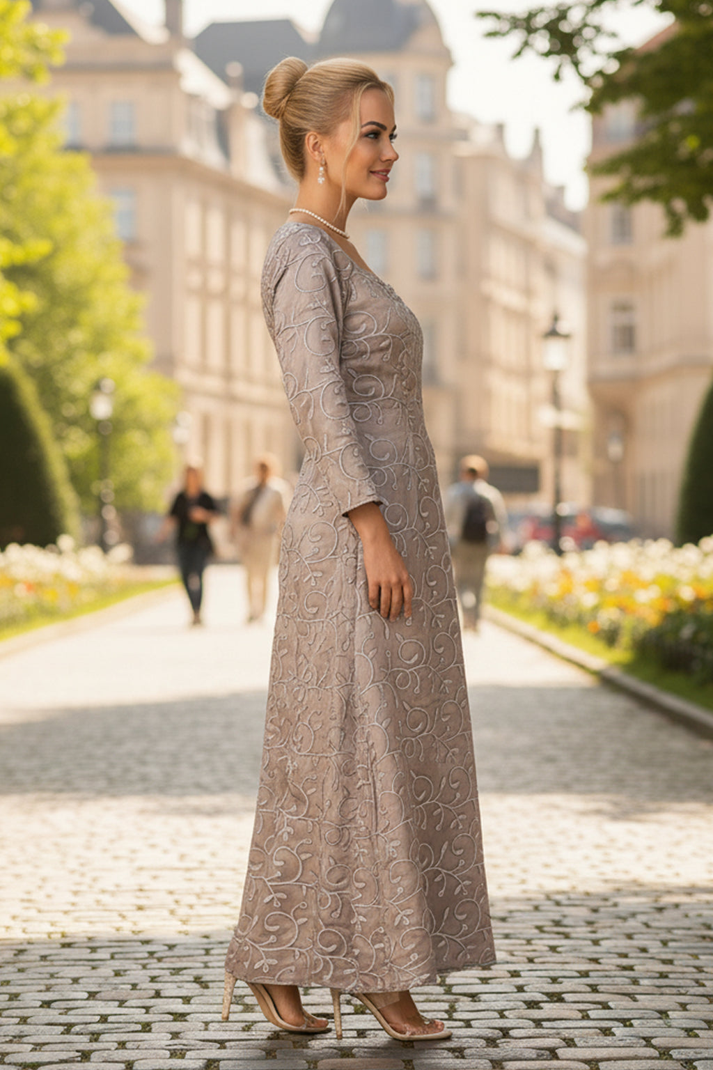 The Featherington Golden Gown