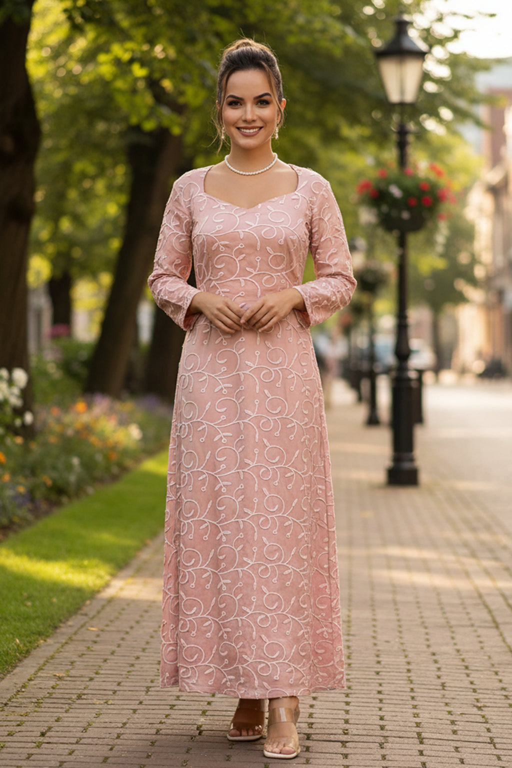 The Featherington Golden Gown