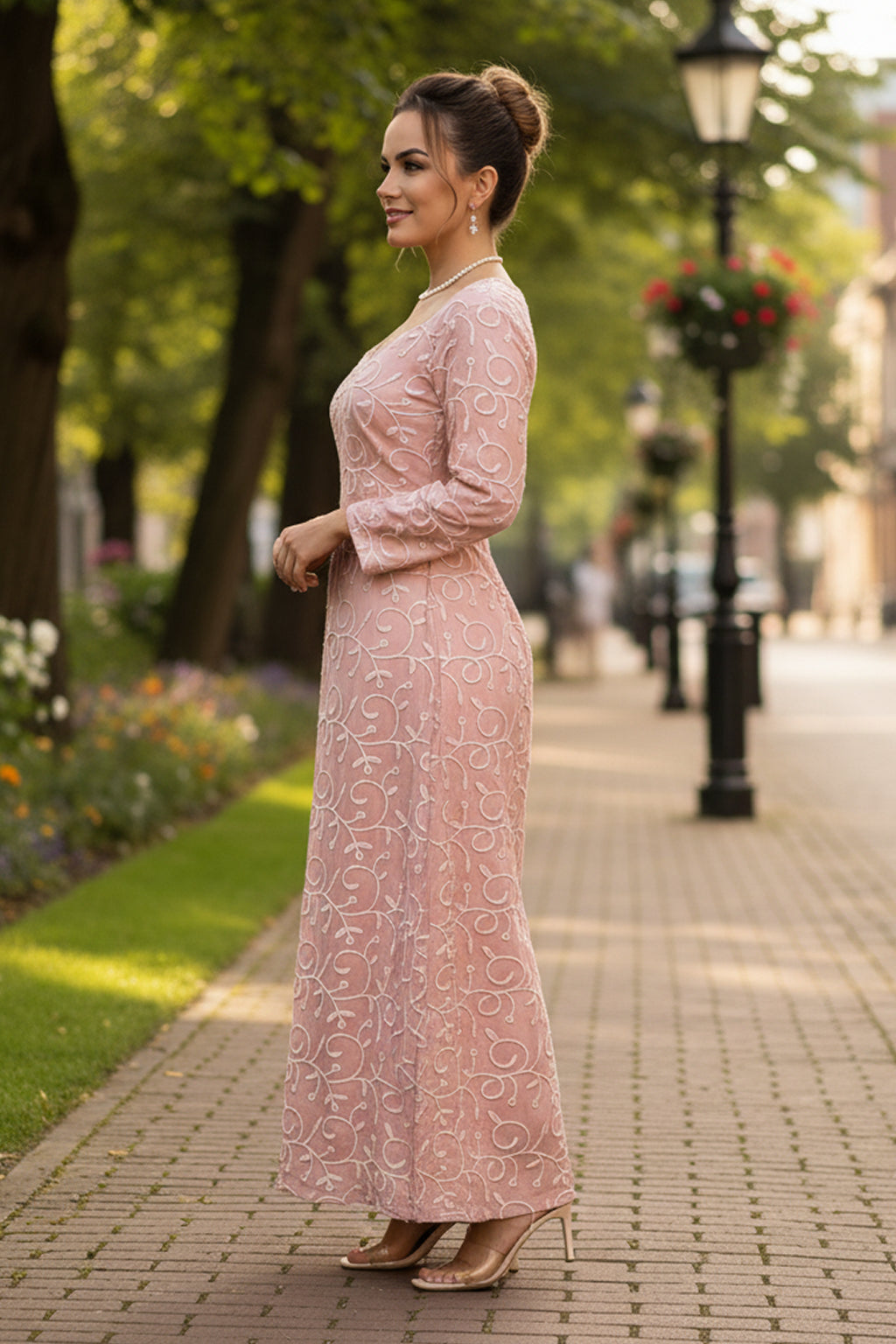 The Featherington Golden Gown