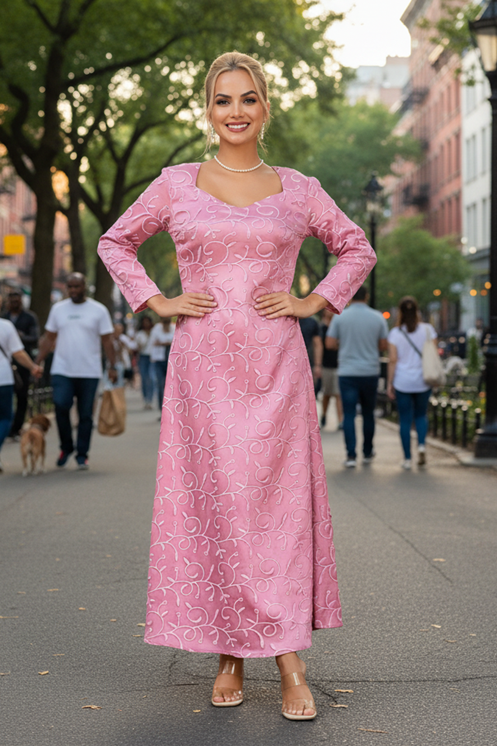 The Featherington Golden Gown