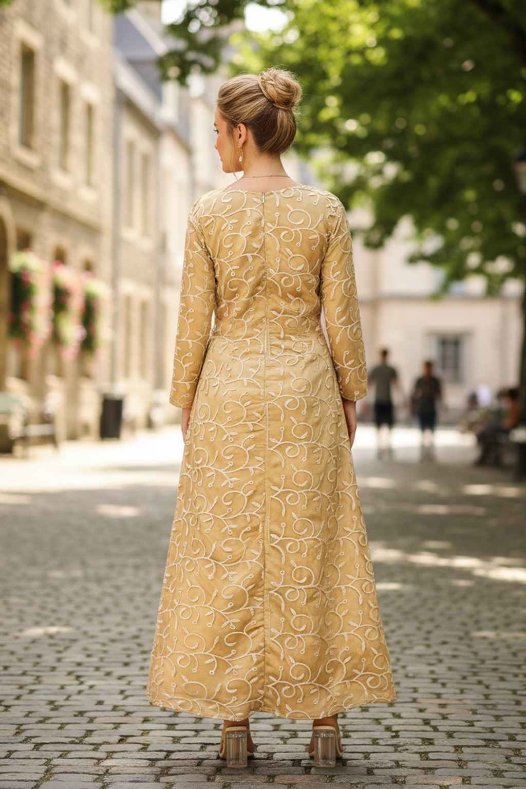 The Featherington Golden Gown