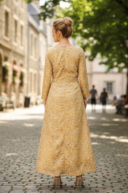 The Featherington Golden Gown