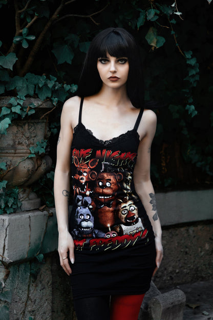 Five Nights at Freddy's Lace Strap Dress
