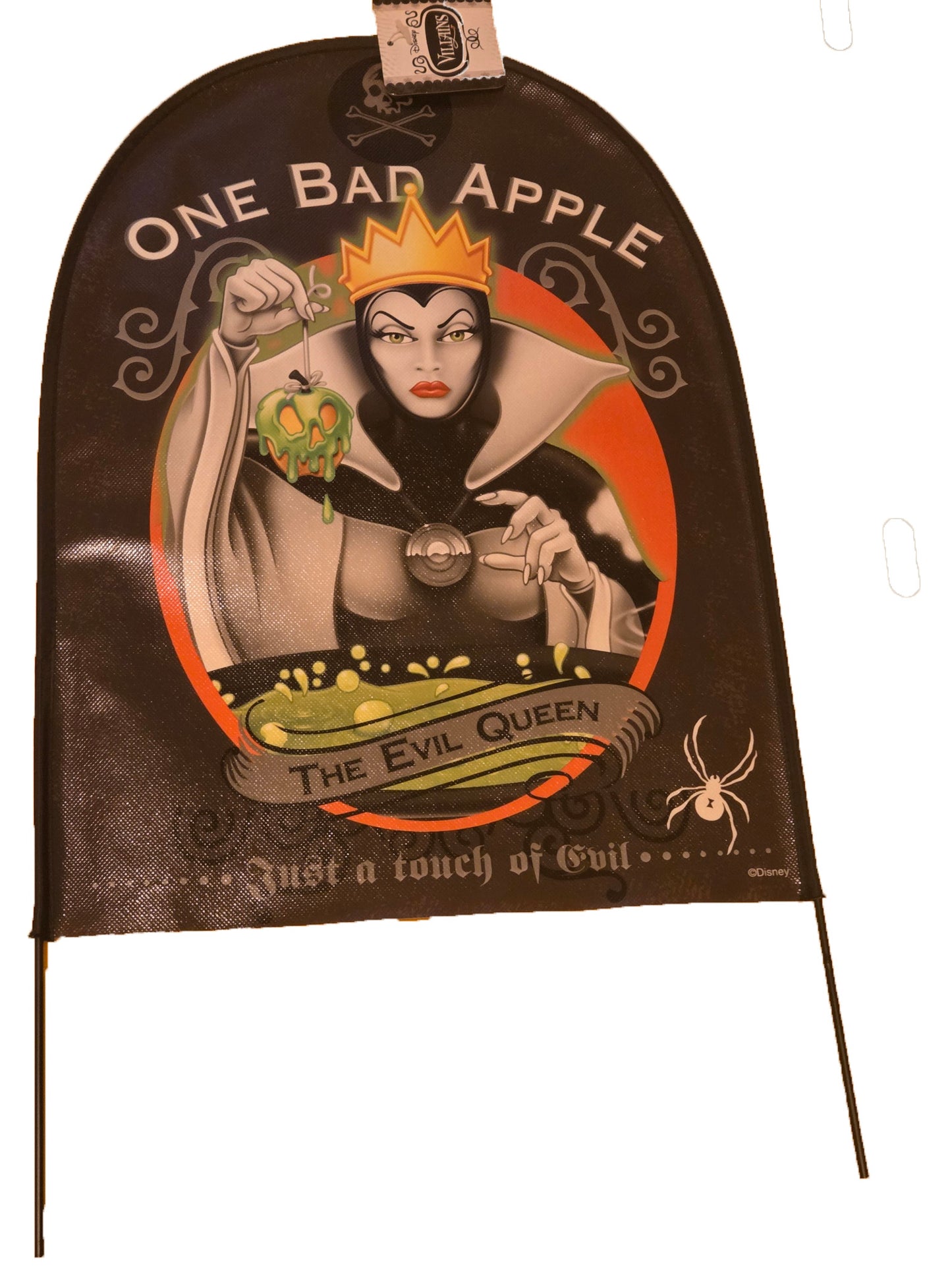 Tombstone-shaped vinyl yard signs