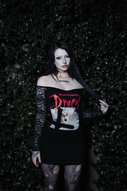Dracula Lucy Off-Shoulder Lace Dress